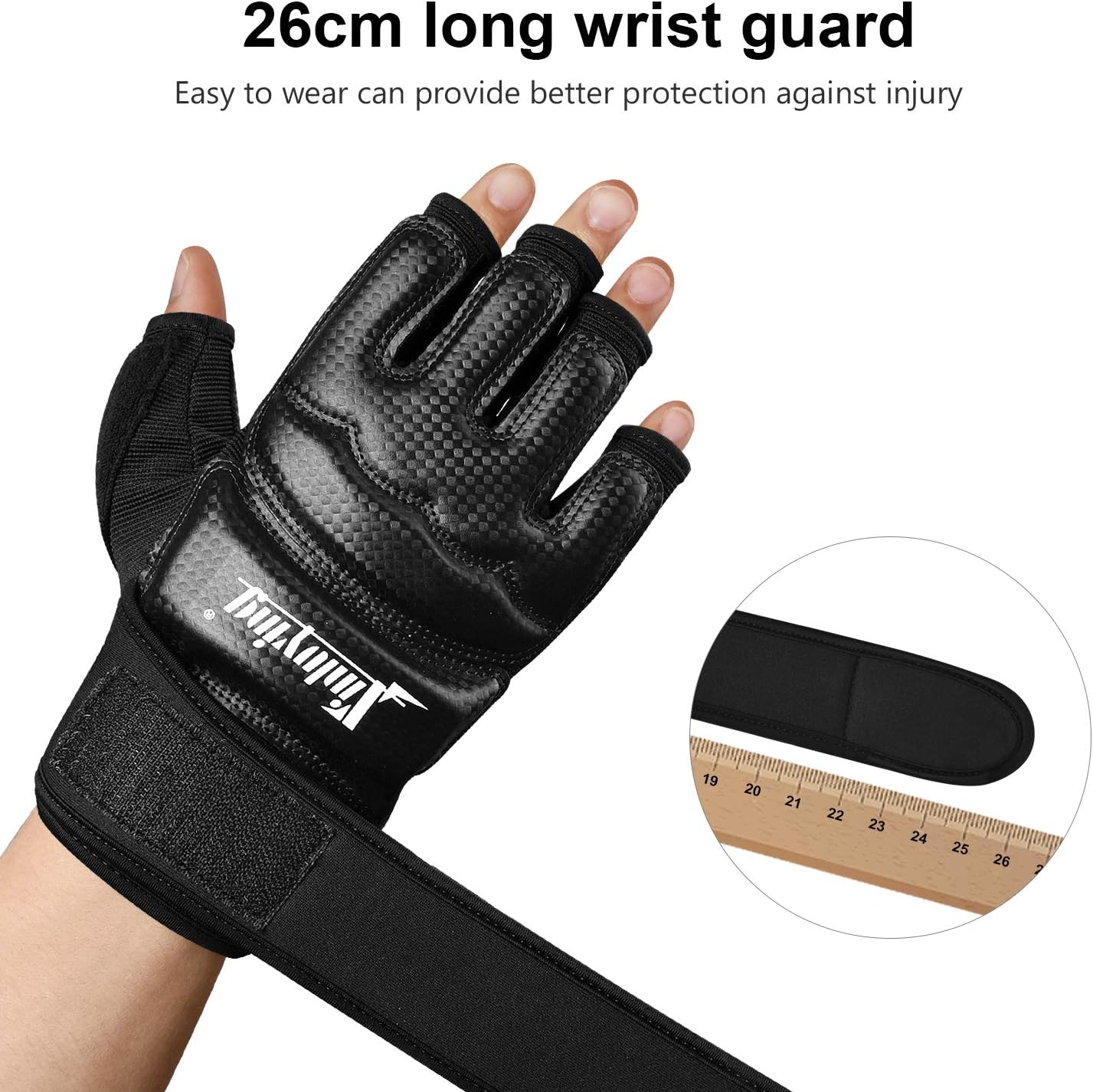 Xinluying Punch Bag Boxing Martial Arts MMA Sparring Grappling Muay Thai Taekwondo Training PU Leather Wrist Wraps Gloves : Sports & Outdoors