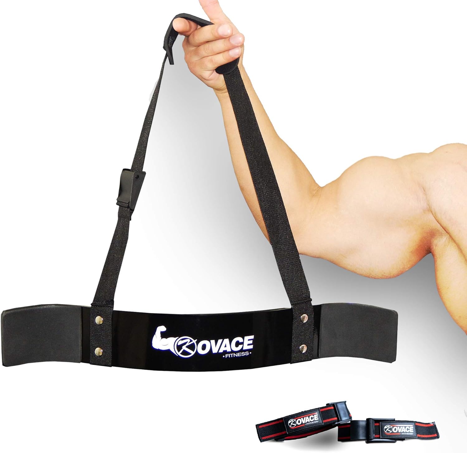 Kovace Arm Blaster for Bicep + BONUS Occlusion Bands Premium Arm Curl