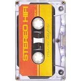 Retro Cassette Tape Notebook: Nostalgic Journal for Music Lovers and Fans of 80s 90s Throwbacks