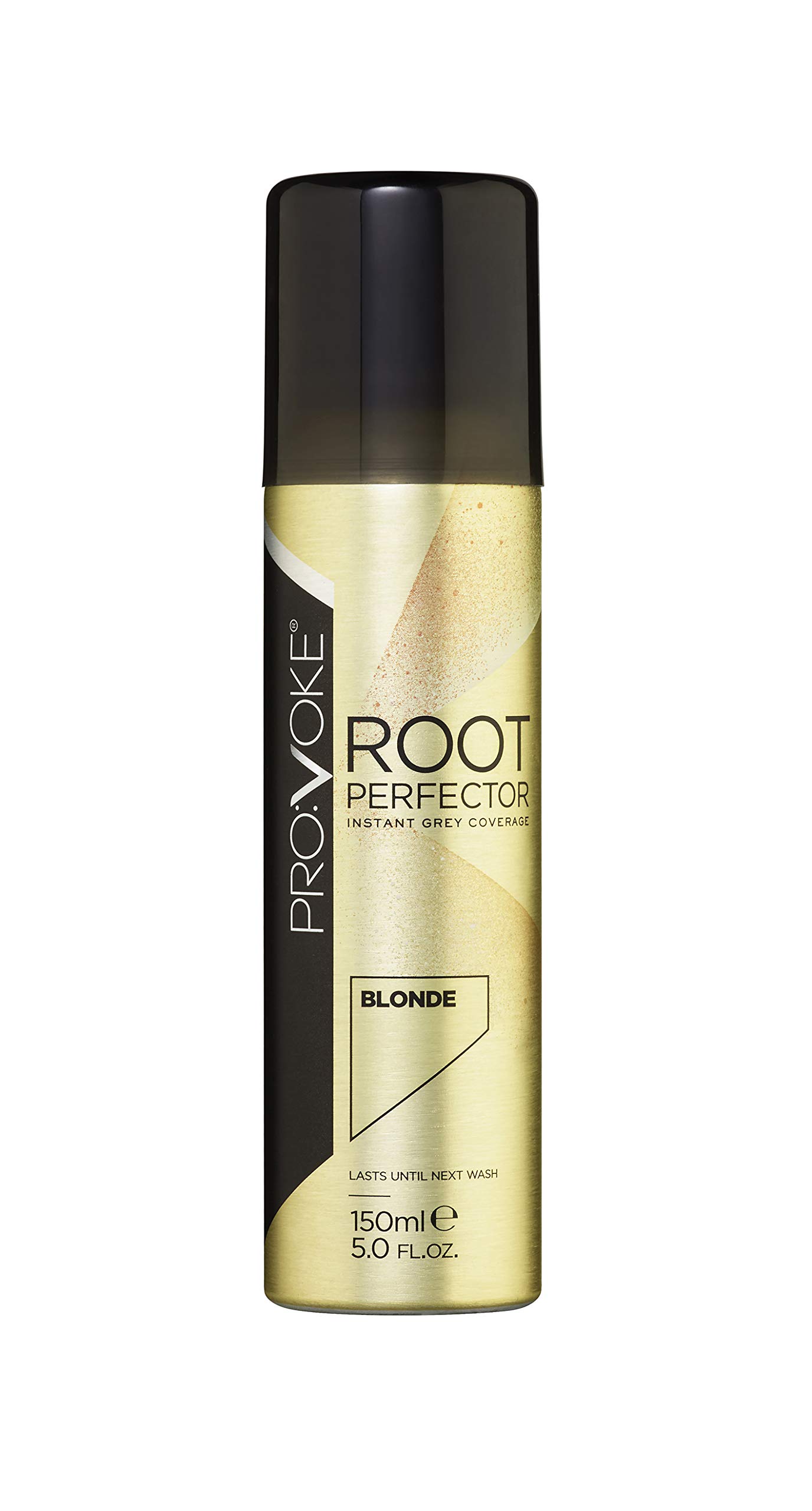 PROVOKE Root Perfector Instant Root Touch Up Spray 150 ml, Blonde Hair, Instantly Covers Up Grey Regrowth, Non-Sticky Formula, Double The Standard Size