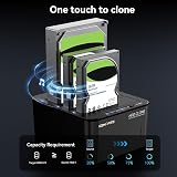 Cenmate 3 Bay HDD Docking Station USB 3.0 Clone Tool-Free 2.5/3.5 SATA SSD HDD view 3