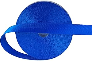 ABOKOY 1 Inch Nylon Webbing Strap 15 Yards Nylon Strap Webbing for Backpack Strap Pet Collar Indoor Outdoor Craft DIY Repair
