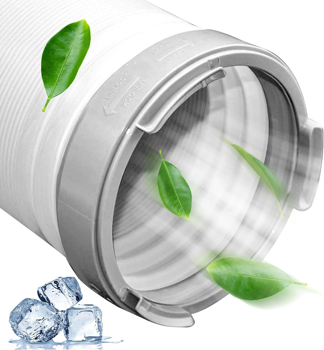 Air Conditioner Exhaust Hose Coupler - 5.9 Inch / 6 Inch Air Conditioning Exhaust Pipe, Used To Connect The Back End Of The Mobile Air Conditioning Exhaust Port Air Conditioning Accessories(Round): Home & Kitchen