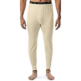 ColdPruf Men's Authentic Dual Layer Wool Plus Blend Base Layer Thermal Underwear Pant