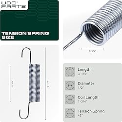 UDC Parts 532169022 Tension Spring / 2 pcs/for