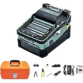 Signal fire AI-6A+ Fusion Splicing Six Motor Core Alignment Fiber Fusion Splicer with OPM and VFL, Automatic FTTH Fiber Optical Welding Splicing Machine Splicing 8S Heating 18S