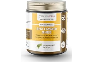 VADIK HERBS Shatawari (Shatavari) Ghee (Herbal medicated ghee) ~ Asparagus racemosa ~Premium potency herb in a natural, fresh ghee base ~ Made in the USA every week