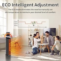 QOWETU Space Heater for Indoor Use with Remote