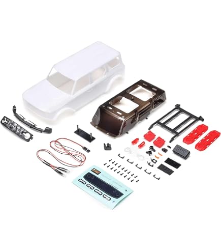 Axial 1/24 Scale Pre-Cut Clear Body Kit For SCX24 Deadbolt RC Crawler - AXI31599