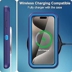 for iPhone 15 Pro Max Case, with Built in Screen
