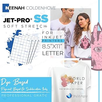 Jet-Pro Ss Jetpro Sofstretch Heat Transfer Paper