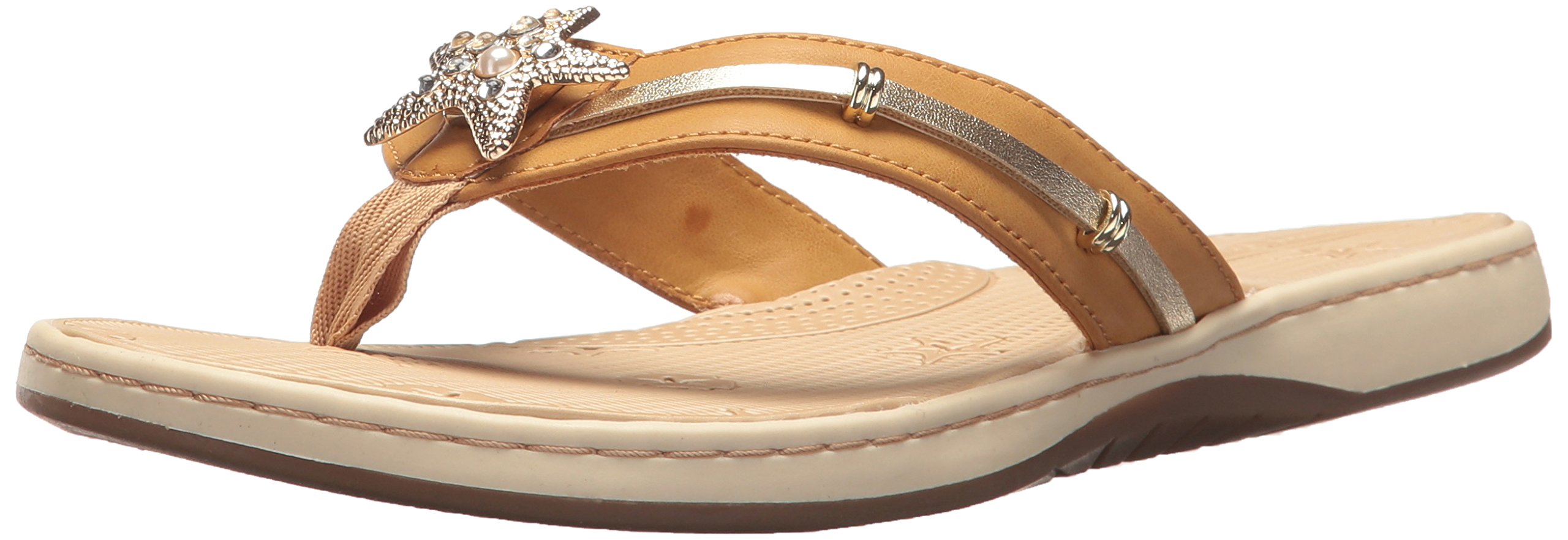 LINDSAY PHILLIPS Women's Becca Flip-Flop, tan, 11
