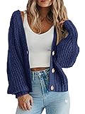 PRETTYGARDEN Women's Short Cardigan Sweaters V Neck
