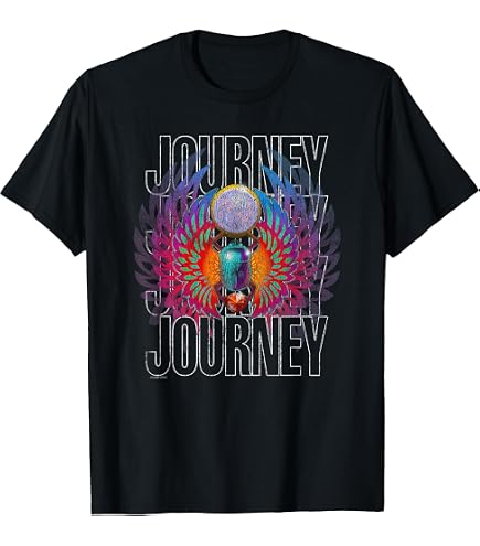 Amazon.com: Journey Men's Frontiers Tour T-Shirt, Black, Small