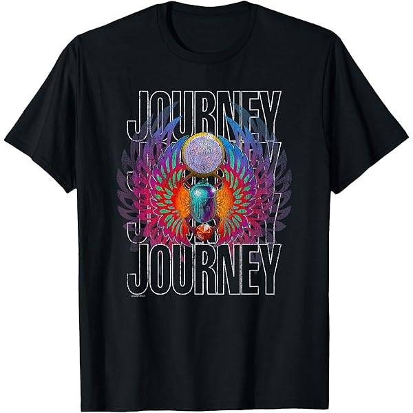 Amazon.com: Journey Men's Frontiers Tour T-Shirt, Black, Small