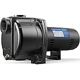 AQUASTRONG 1.5 HP Shallow Well Jet/Centrifugal Pump, 4250 GPH, 115/230V, Durable Cast Iron Booster Pump for Lawn Sprinkler, G