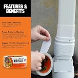 Gorilla Tape Duct Tape White 48mm x 10m 3044611 Tough Weather Resistant view 7
