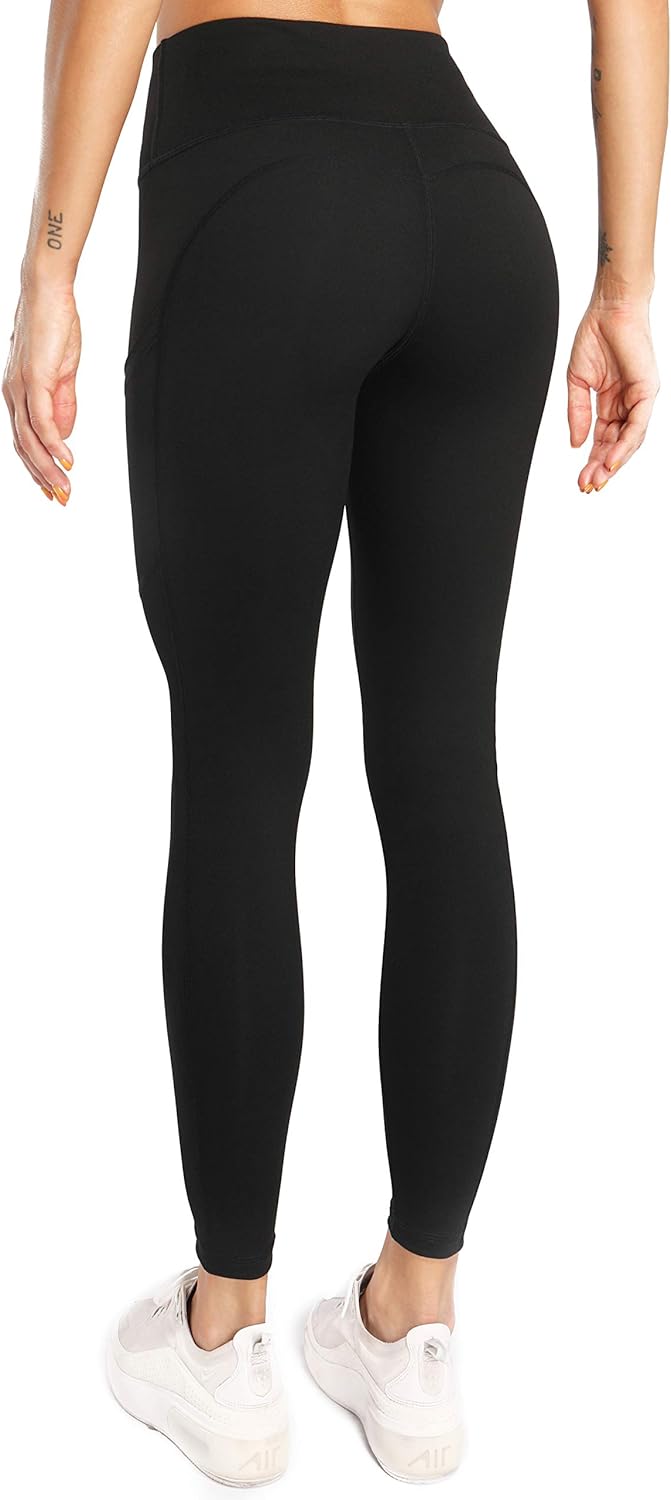 Sweetaluna Workout Leggings for Women with Pockets,High Waist Ankle Yoga Pants Running Tights Tummy Control: Clothing