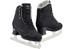 Jackson Ultima Softec Elite Black Mens Ice Skates with Mark II Blades