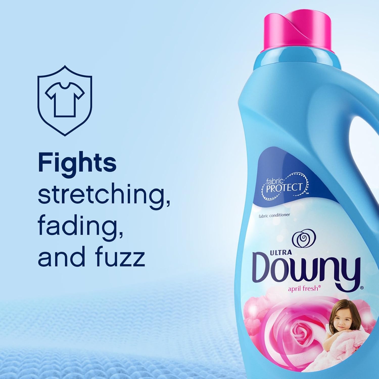 Downy Ultra April Fresh Liquid Fabric Softener 40 Loads 34 Fl Oz (Pack of 6): Health & Personal Care
