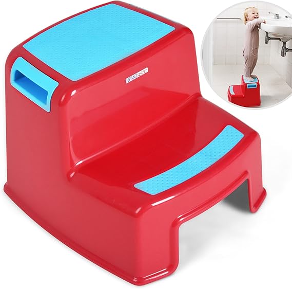 Infantastic Children's Step Stool (2 Steps) Sturdy Kid's Slip Resistant