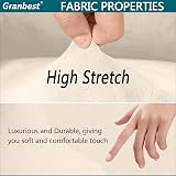 Granbest Oversized Thicken Plush Velvet Sofa Cover 4 Seater Green view 3