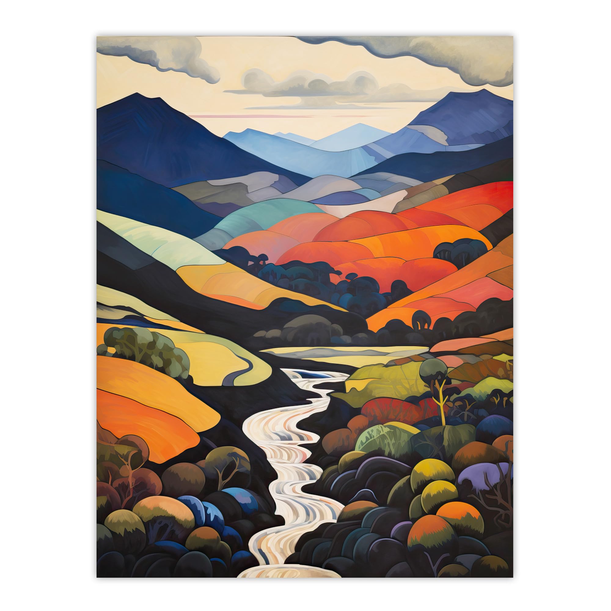 Wee Blue Coo Brecon Beacons Beauty Wales Autumnal Large Wall Art Poster Print Thick Paper 18X24 Inch