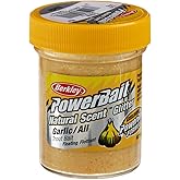 PowerBait FW Natural Garlic Scent Glitter Trout Fishing Bait