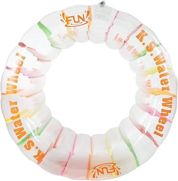 water wheel inflatable pool toy