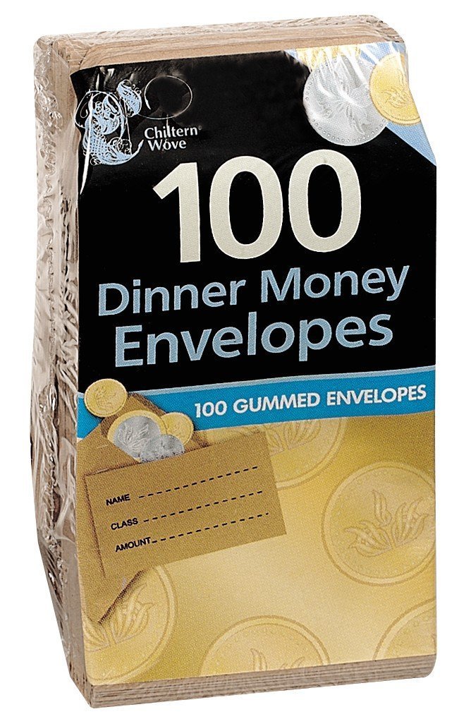 Dinner Money Envelopes Pack 200