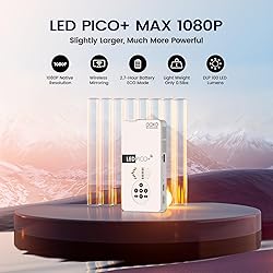 AAXA LED Pico+ MAX Mini Projector, 2.7 Hour