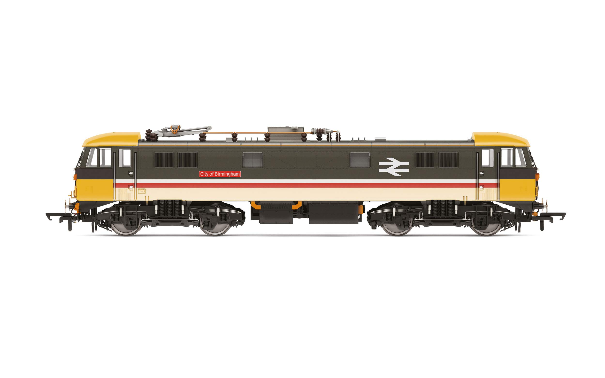 Hornby R30031 BR IC (Small Arrows) Cl87 87 009 "City of Birmingham' Locomotive, Grey