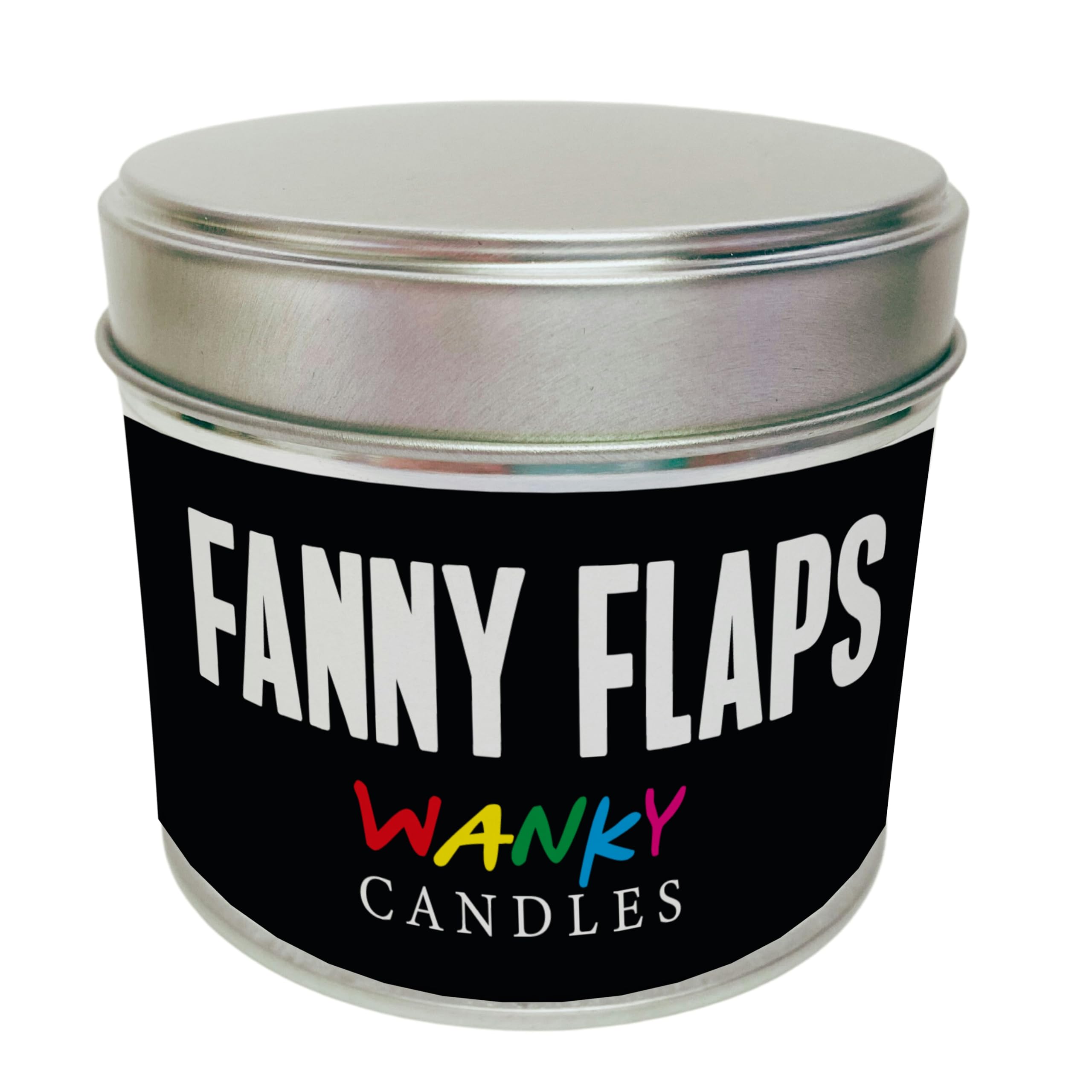 Wanky Candle Funny for Her Or Him Vanilla Scented Tin Novelty Rude Humour Birthday Christmas (Fanny Flaps)