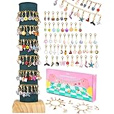 Deinduser Charm Bracelet Making Kit for Girls, Clip on Charms Kit for Bracelets, Charms for Bracelets with Clasp, Chain Bracelet Set for Girls, Ages 5-12