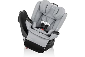 Evenflo Revolve360 Extend All-in-One Rotating Car Seat with Green & Gentle Fabric - Quartz