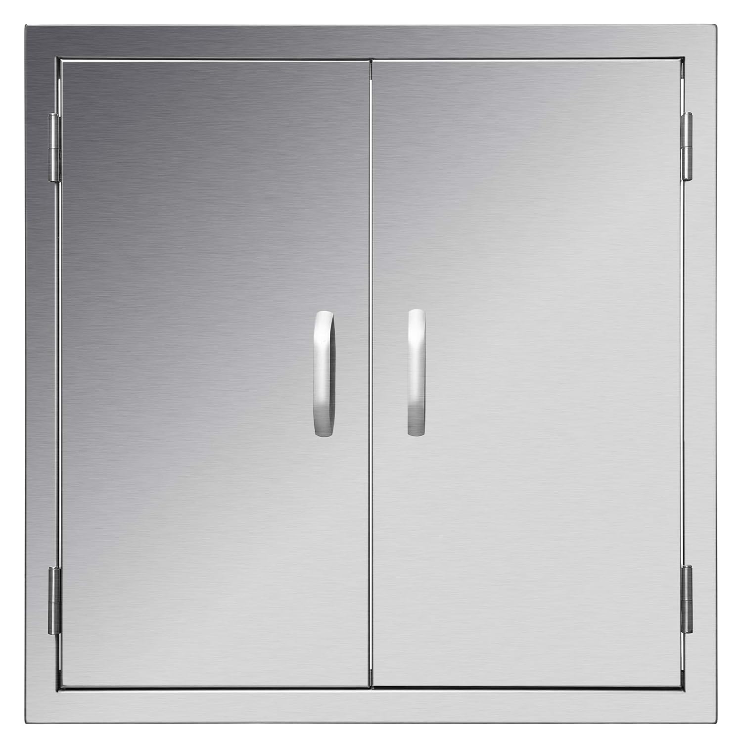 Barbeque Grill Co Z Upgraded Outdoor Kitchen Doors Grilling Station Outside Cabinet Commercial Bbq Island 30 5w X 21h 304 Stainless Steel Double Bbq Access Doors For Outdoor Kitchen Built In Grills Outdoor Cooking
