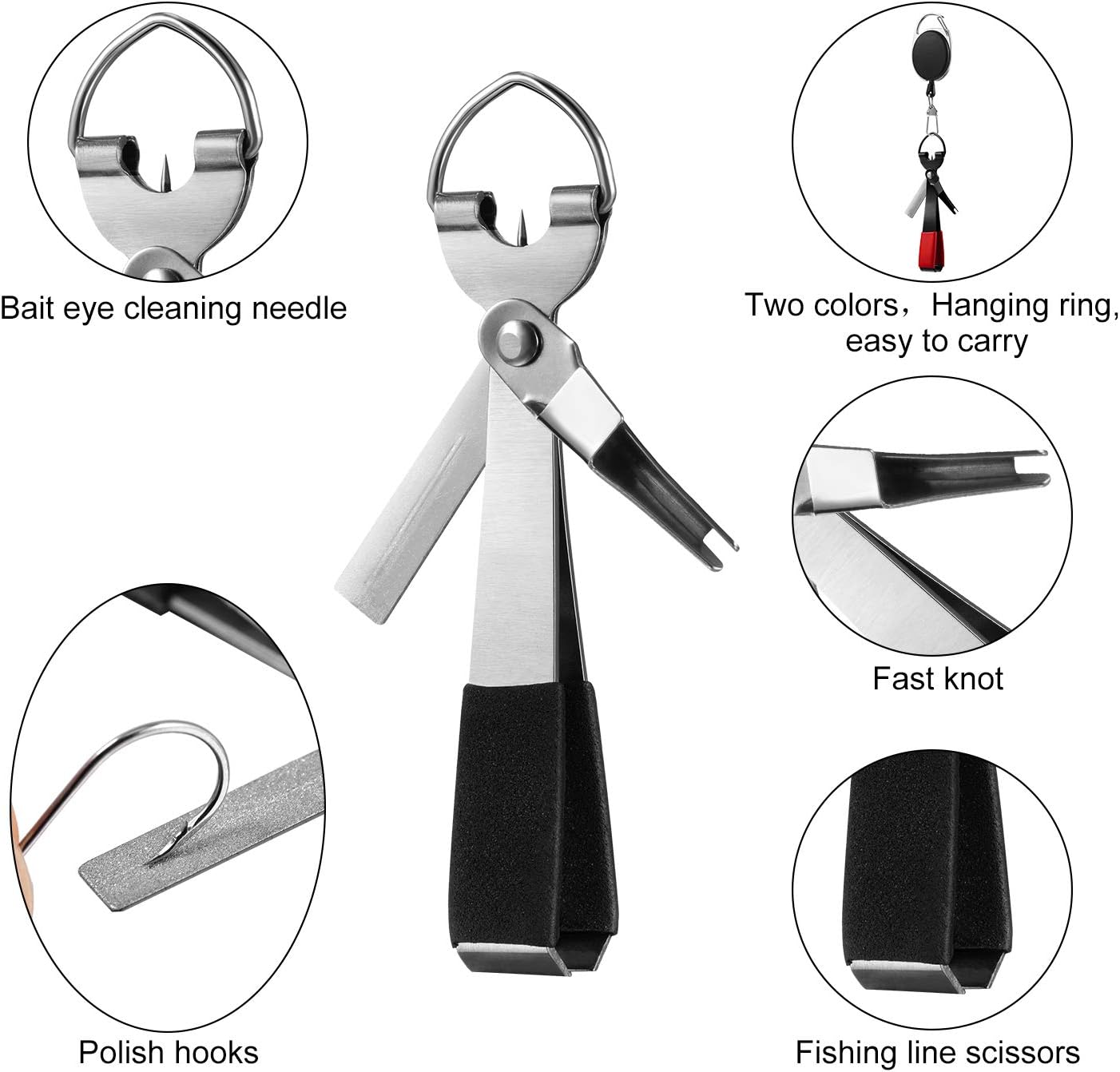 Fish Hook Remover Kit for Fishing Angler Accessories Double