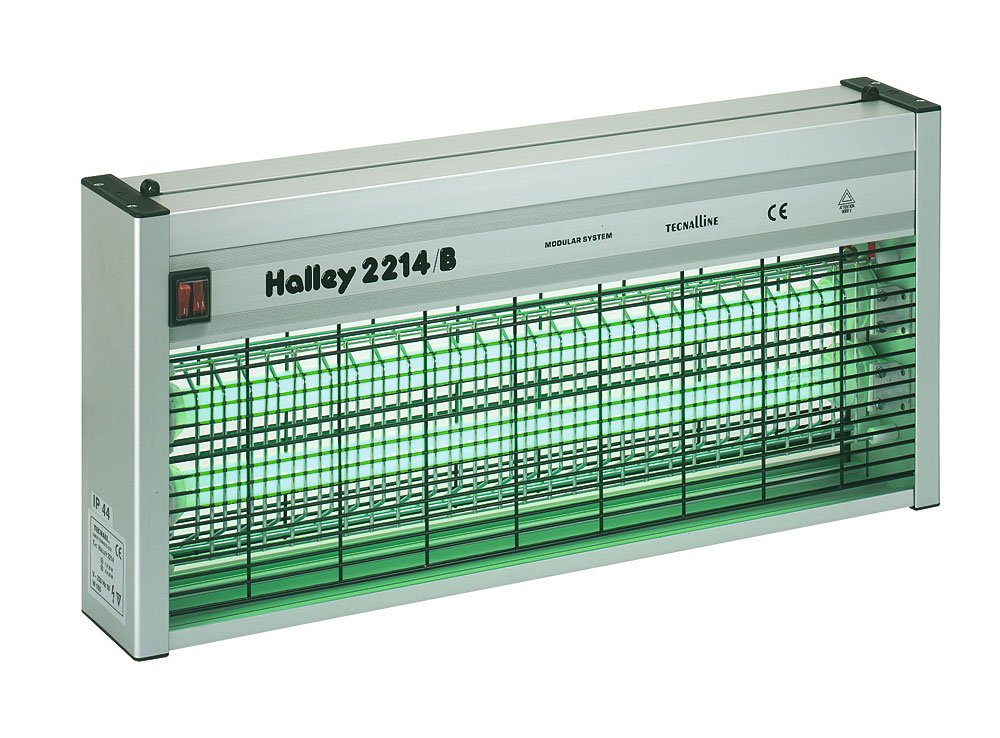 Kerbl 299806 Electric insect and fly shredder, 2214 / B, IP44, 2x20W, green