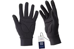 CRS Cross Padded Ice Skating Gloves. Warm Padded Protection for Figure Skating Testing, Practice, Dance Competitions, Roller Skaters and Cheerleading.