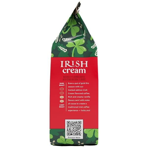 COMMUNITY COFFEE IRISH CREAM FLAVORED GROUND COFFEE, MEDIUM ROAST, 11 OZ BAG