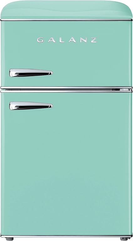 Blue Glcmka07ber 07 0 7 Retro Cu Galanz Glr31tbeer Retro Compact Refrigerator 3 1 Cu Ft Cu Ft Mini Fridge With Dual Doors Bebop Blue Ft 700 Watt Countertop Microwave Small Appliances Home Kitchen Guardebem Com