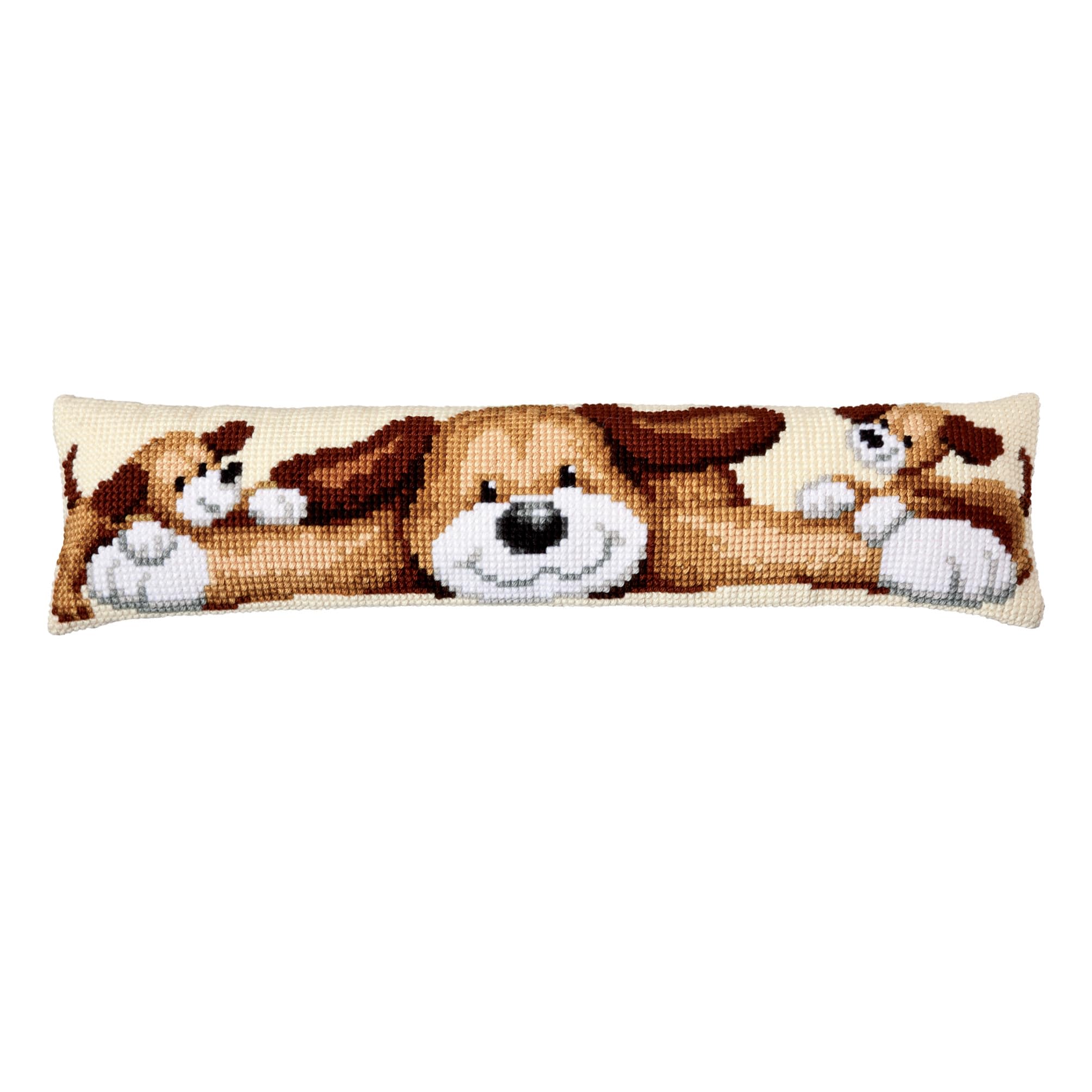 Vervaco Draught Excluder Playful Dog Cross Stitch Kit, Multi-Colour