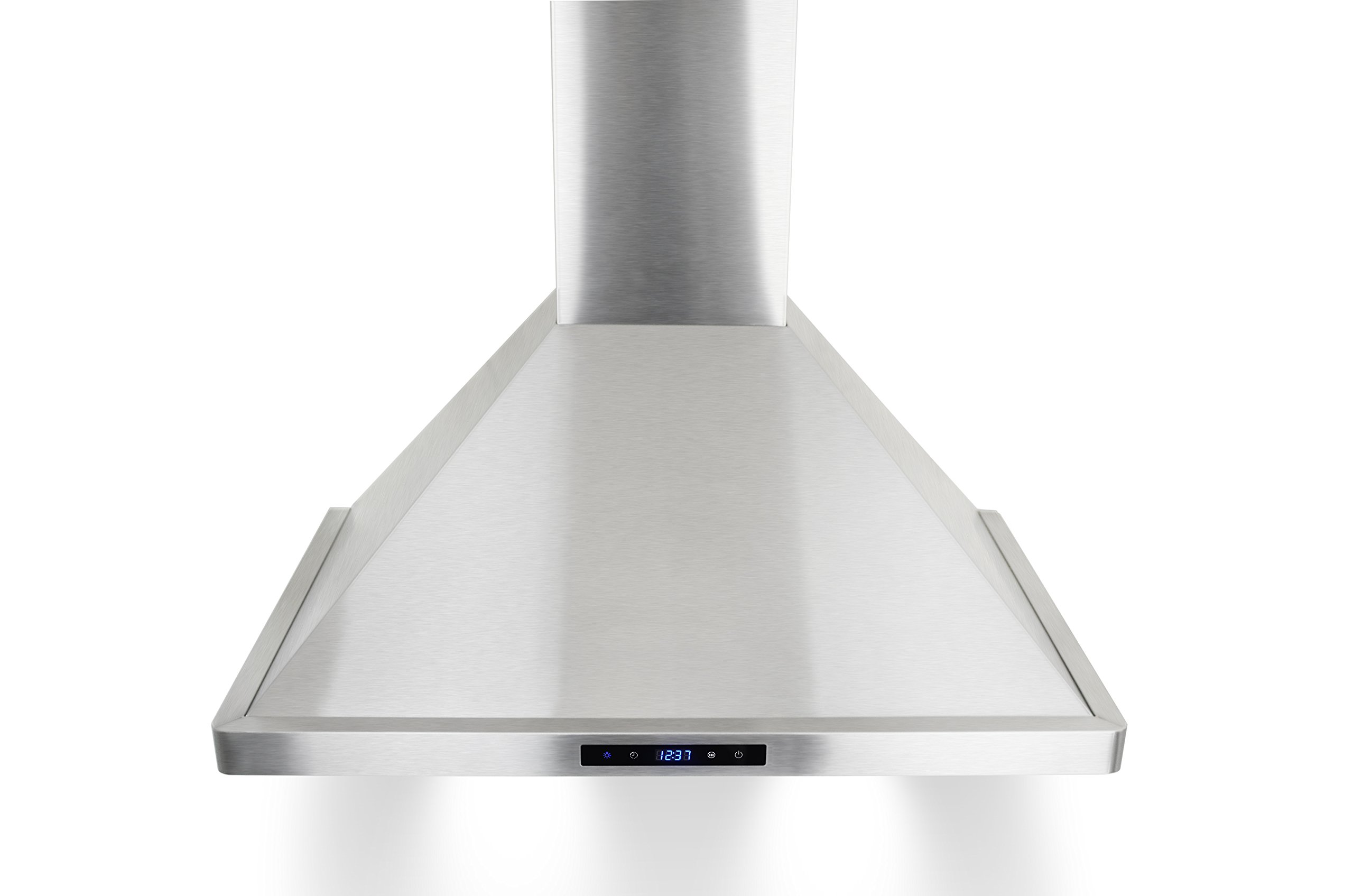 Kitchen Range Hood Wall Mounted Ventless Insert Stainless Turbo Suction