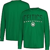 Ultra Game Men's NBA Official Super Soft Game Day Long Sleeve T-Shirt