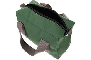 HONITANO Green Canvas Tool Bag Heavy Duty Small Wrench Organizer Pouch Utility Storage for Technicians