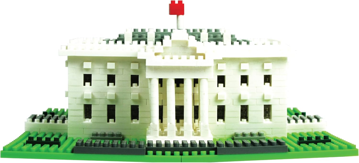 mini building blocks white house