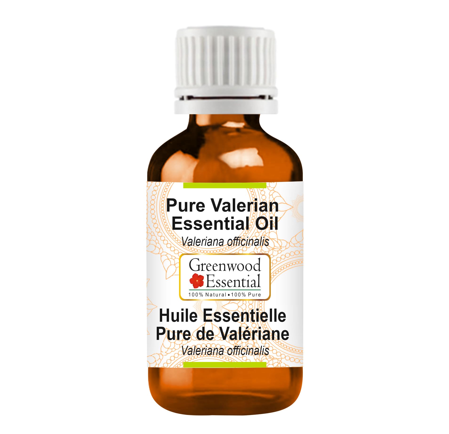 Greenwood Essential Pure Valerian Essential Oil (Valeriana officinalis) Steam Distilled Natural Therapeutic Grade 5ml (0.16 oz)