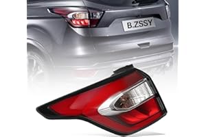 Left Driver Side Tail Light Assembly Outer Compatible with 2017 2018 2019 Ford Escape Kuga Brake Reverse Rear Taillight Lamp 