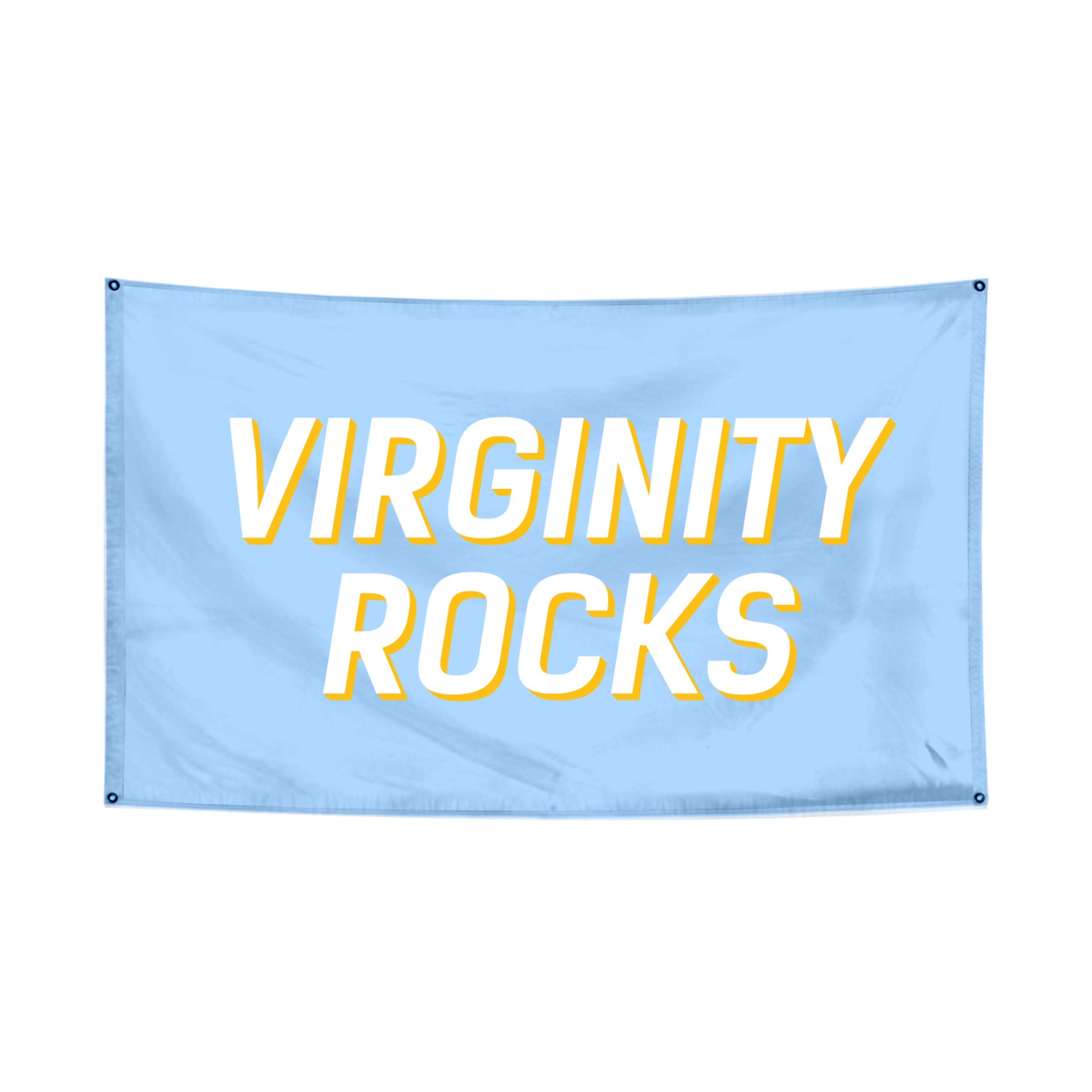 Danny Duncan Virginity Rocks Light Blue Wall Flag Banner 3x5 Feet