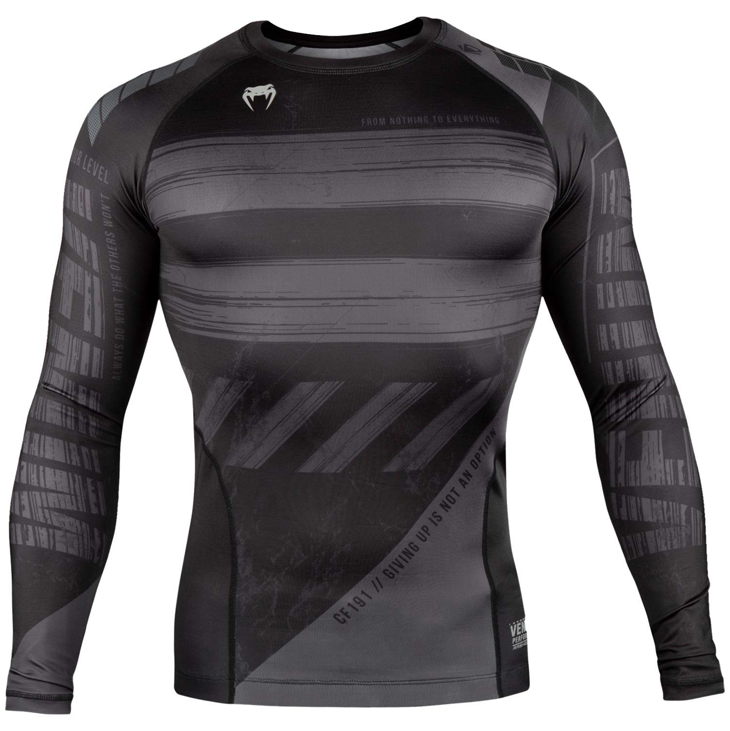 AMRAP Compression T-Shirt Men's Long Sleeve Rashguard MMA Fitness BJJ Crossfit